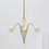 Thumbnail: Tri Cone Chandelier  - Stilnovo, Italy, c. 1950s (SOLD)