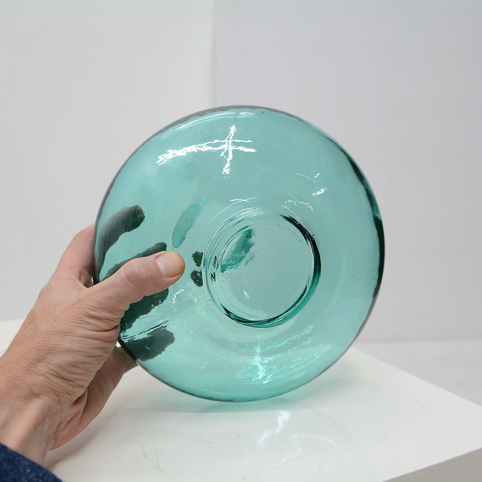 Thumbnail: Molded "UFO" Art Glass Vase, c. 1960s/70s