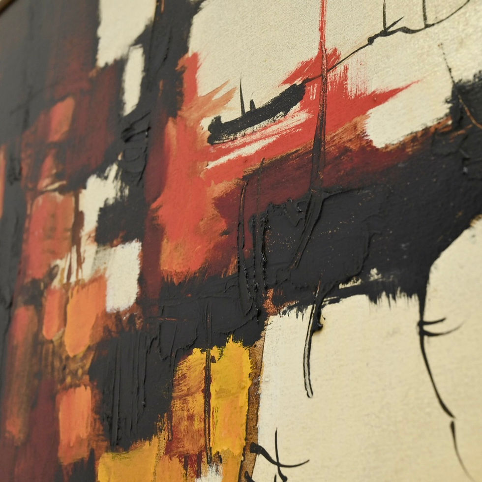Thumbnail: Large Abstract Painting - c. 1960s