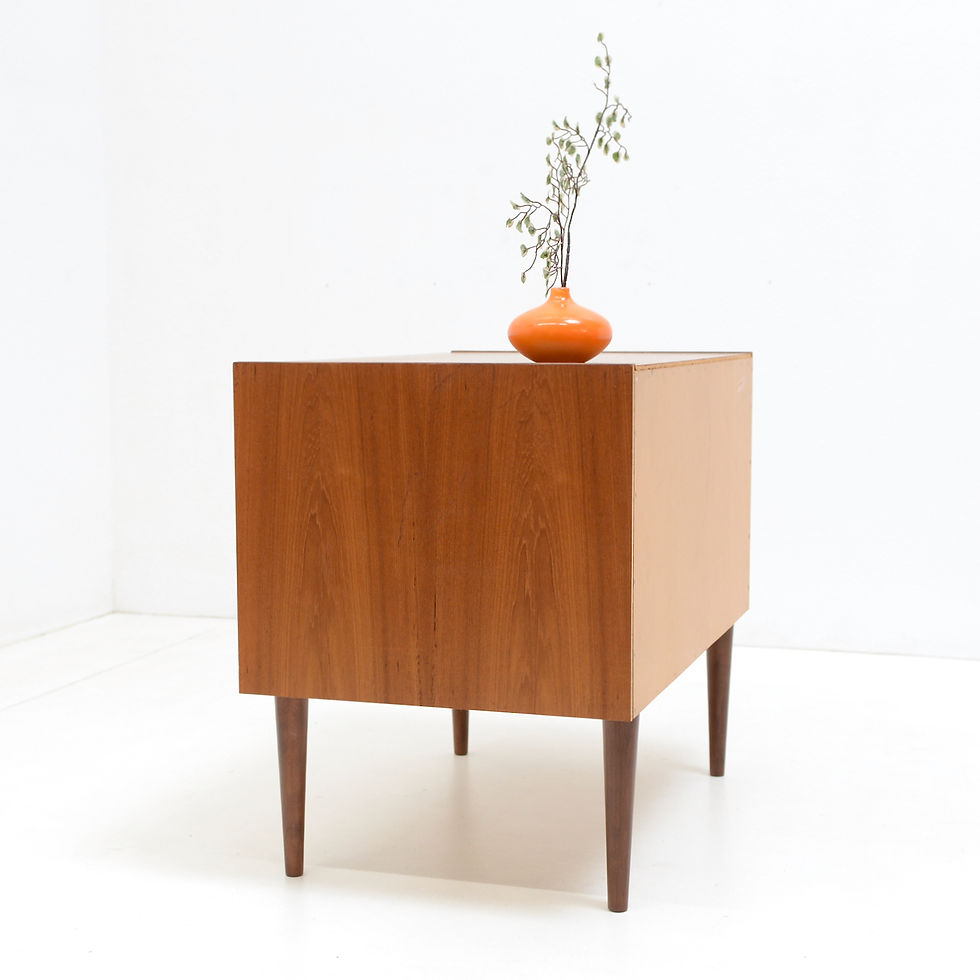 Thumbnail: Danish Modern Compact 6 Drawer Chest, Domino Møbler, Denmark, c. 1970s