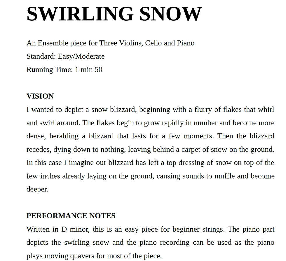 Thumbnail: SWIRLING SNOW