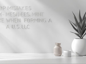 7 Mistakes to Avoid in Foreign Owned LLC Filing (U.S. Guide)