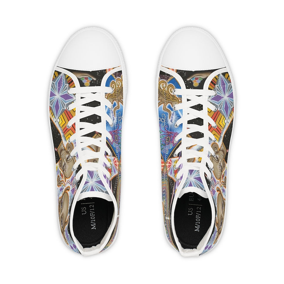 Thumbnail: Macro Beings Men's High Top Sneakers