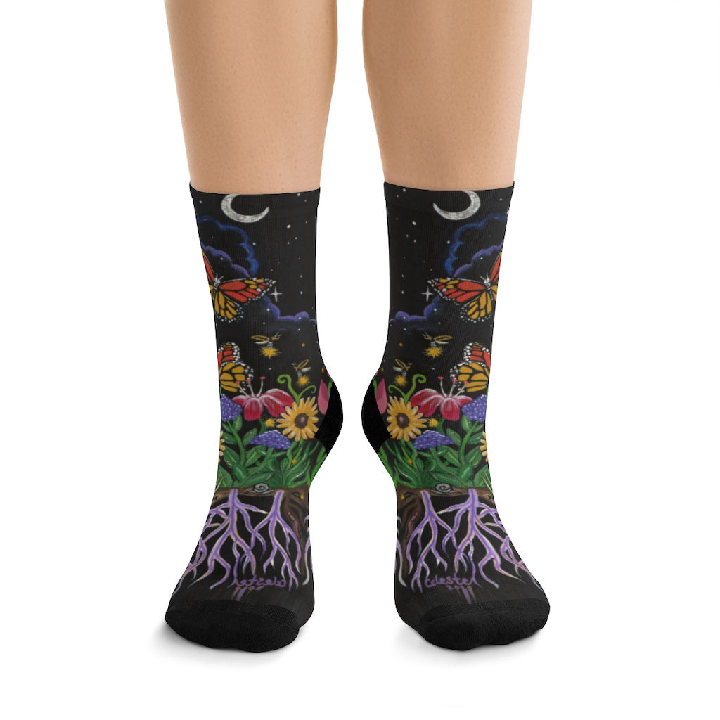 Appalachian Night DTG Socks