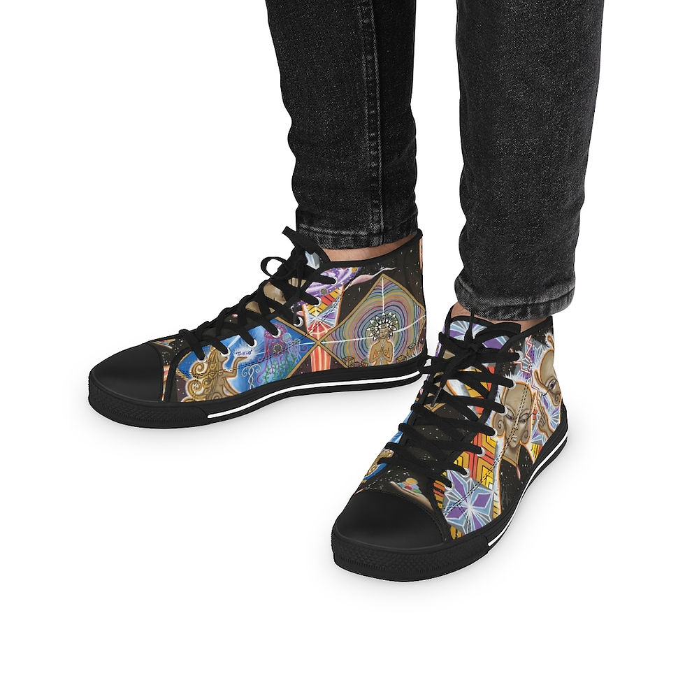 Thumbnail: Macro Beings Men's High Top Sneakers