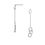 Thumbnail: Links of London Signature Sterling Silver Mini Drop Earrings