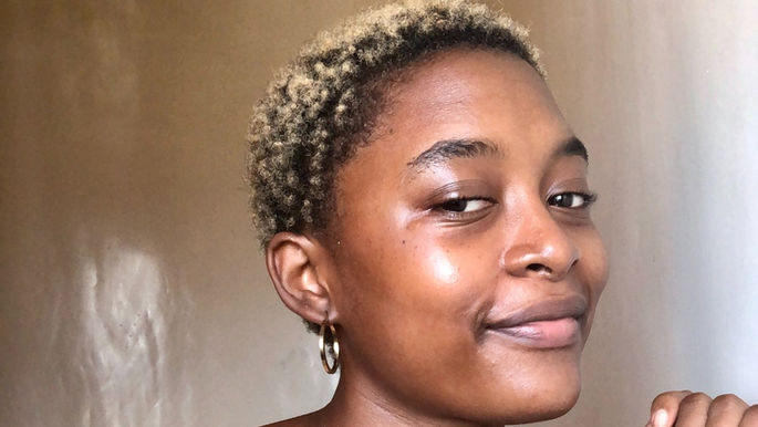 Habiba Tidjani's face 2 months on The ordinary Niacinamide 10% + Zinc1%