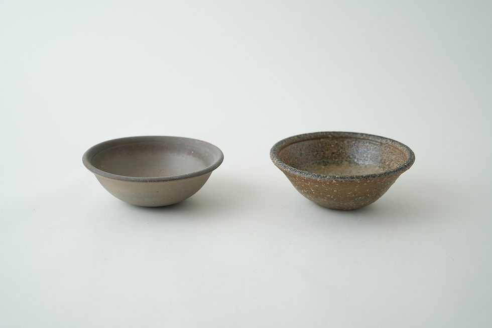 サムネイル： 【内田茉里】焼き締め小鉢  UC1-8A/B