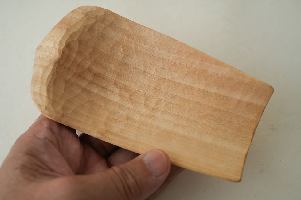 サムネイル： 【古川潤】蓮花弁型 茶則 栃の木（FJ-6）