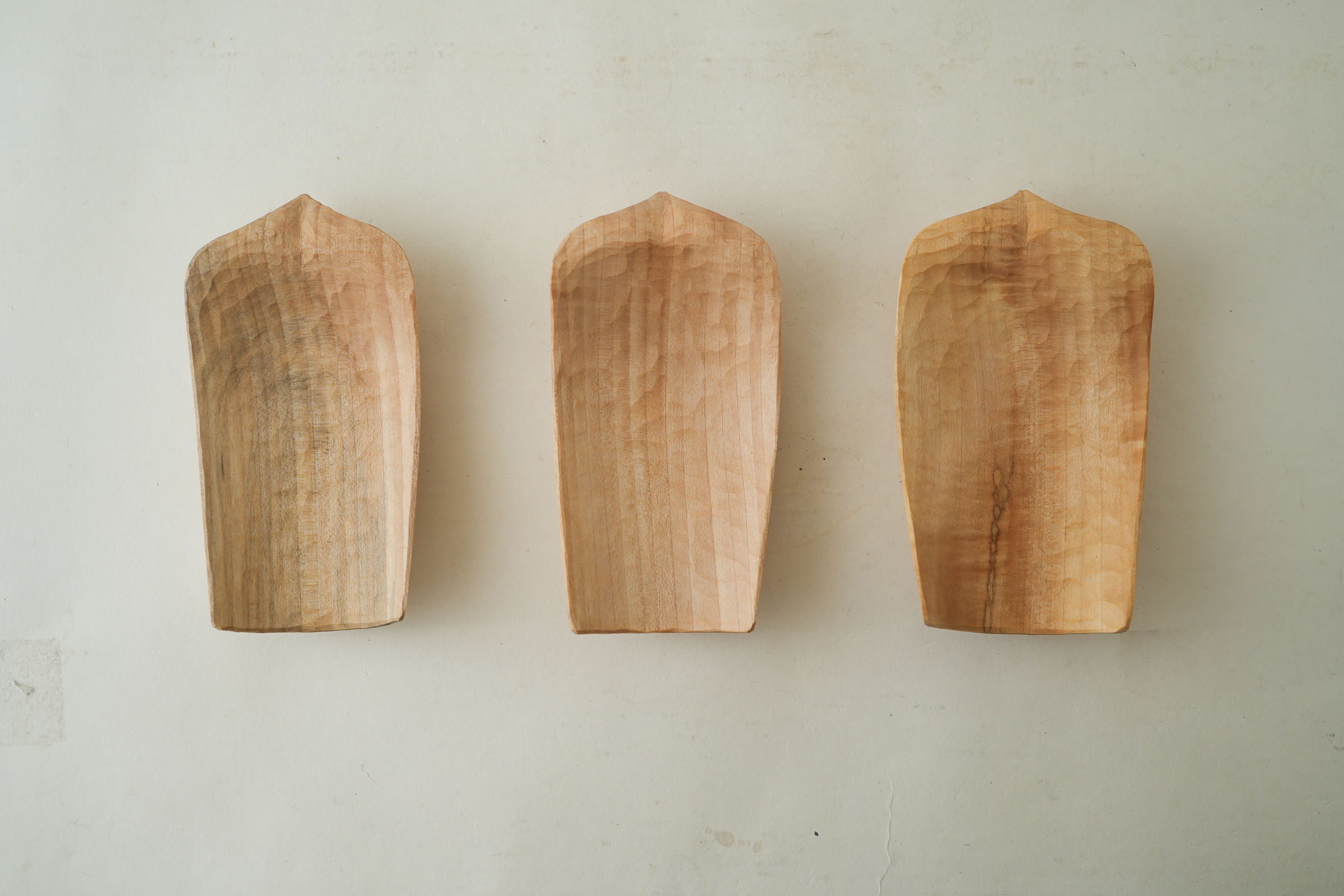 【古川潤】蓮花弁型 茶則 栃の木(FJ-6)