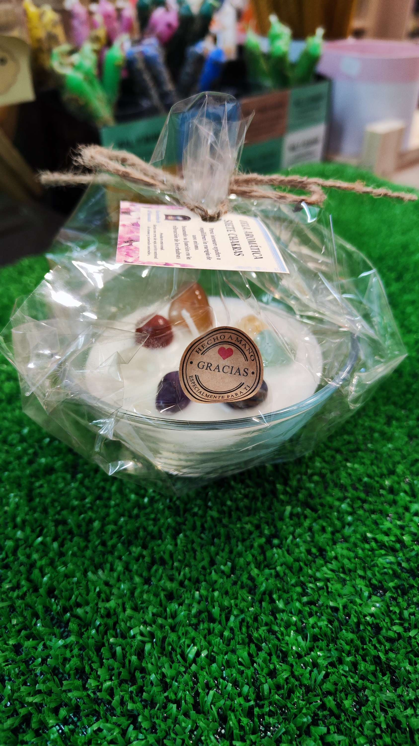 VELA AROMATICA SIETE CHAKRAS