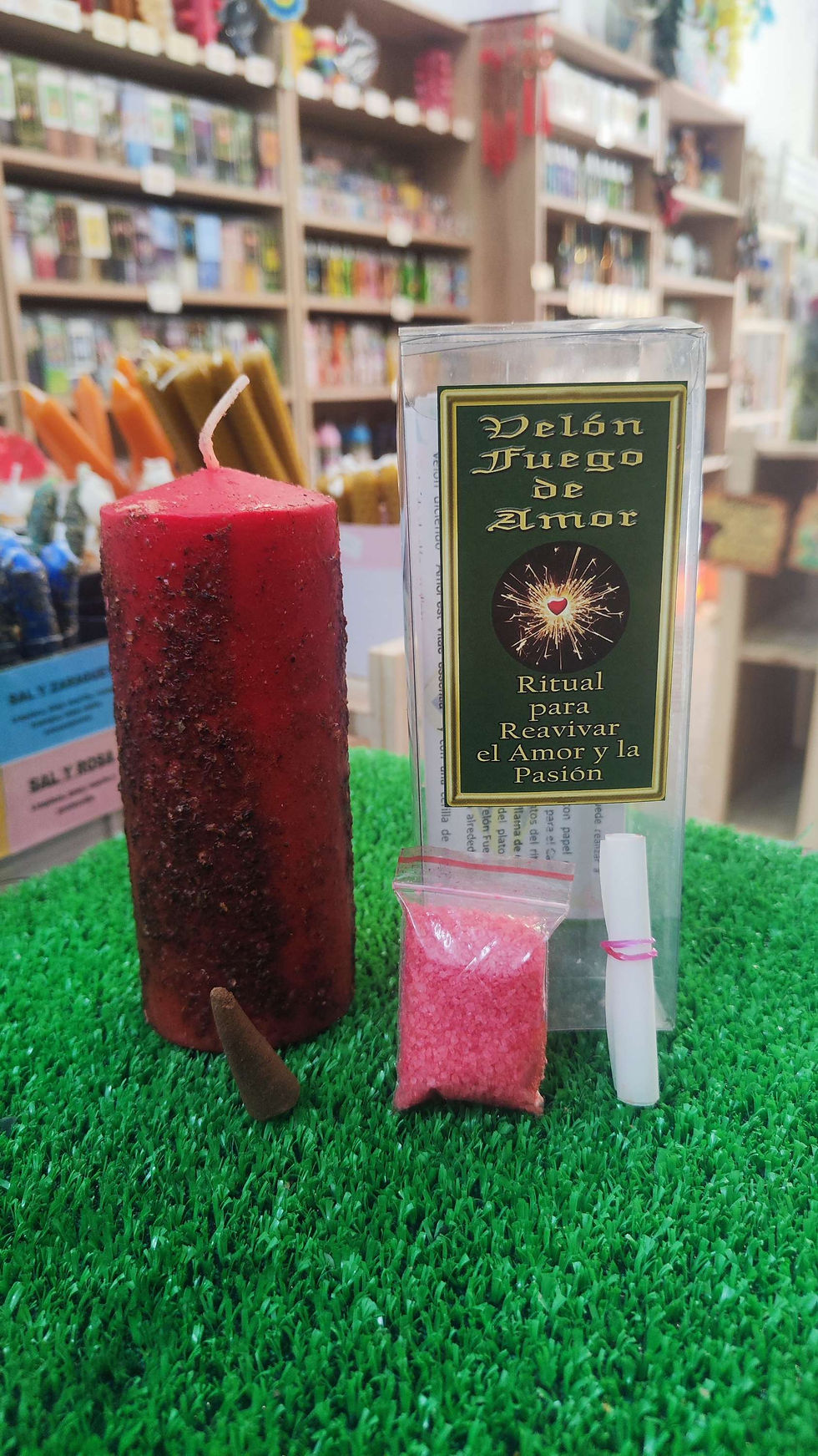 VELÓN HERBÓREO FUEGO DE AMOR