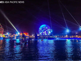 Giant LED spherical screens amaze the world, Unilumin ignited Riyadh Season 2022 in Saudi Arabia