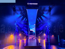 YES TECH Ribbon installation: A perfect choice for events