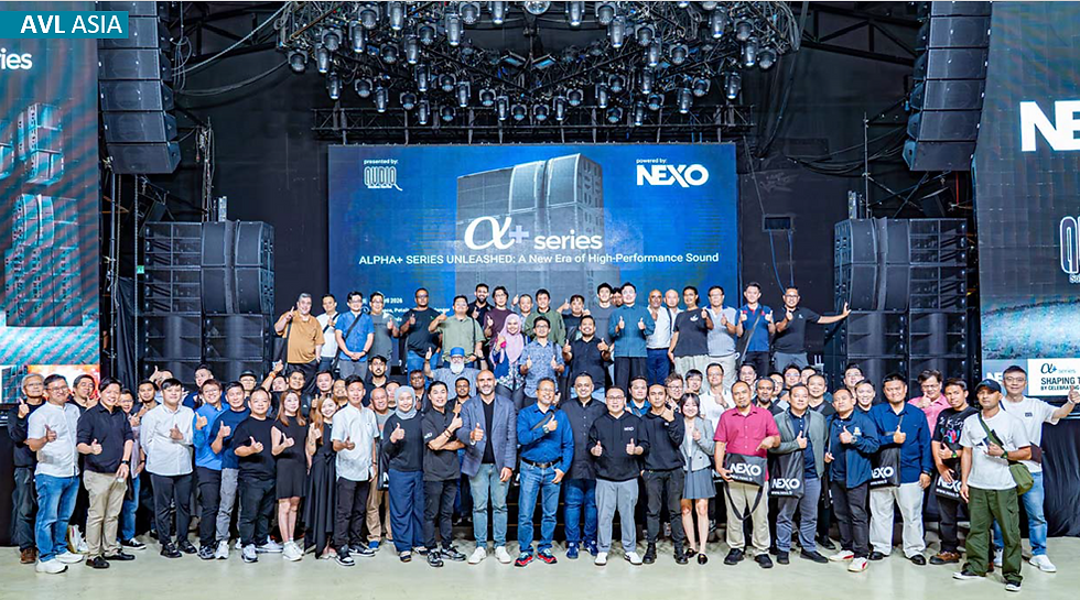 NEXO Alpha+ Series officially launched in Malaysia: 148dB evolution in professional audio