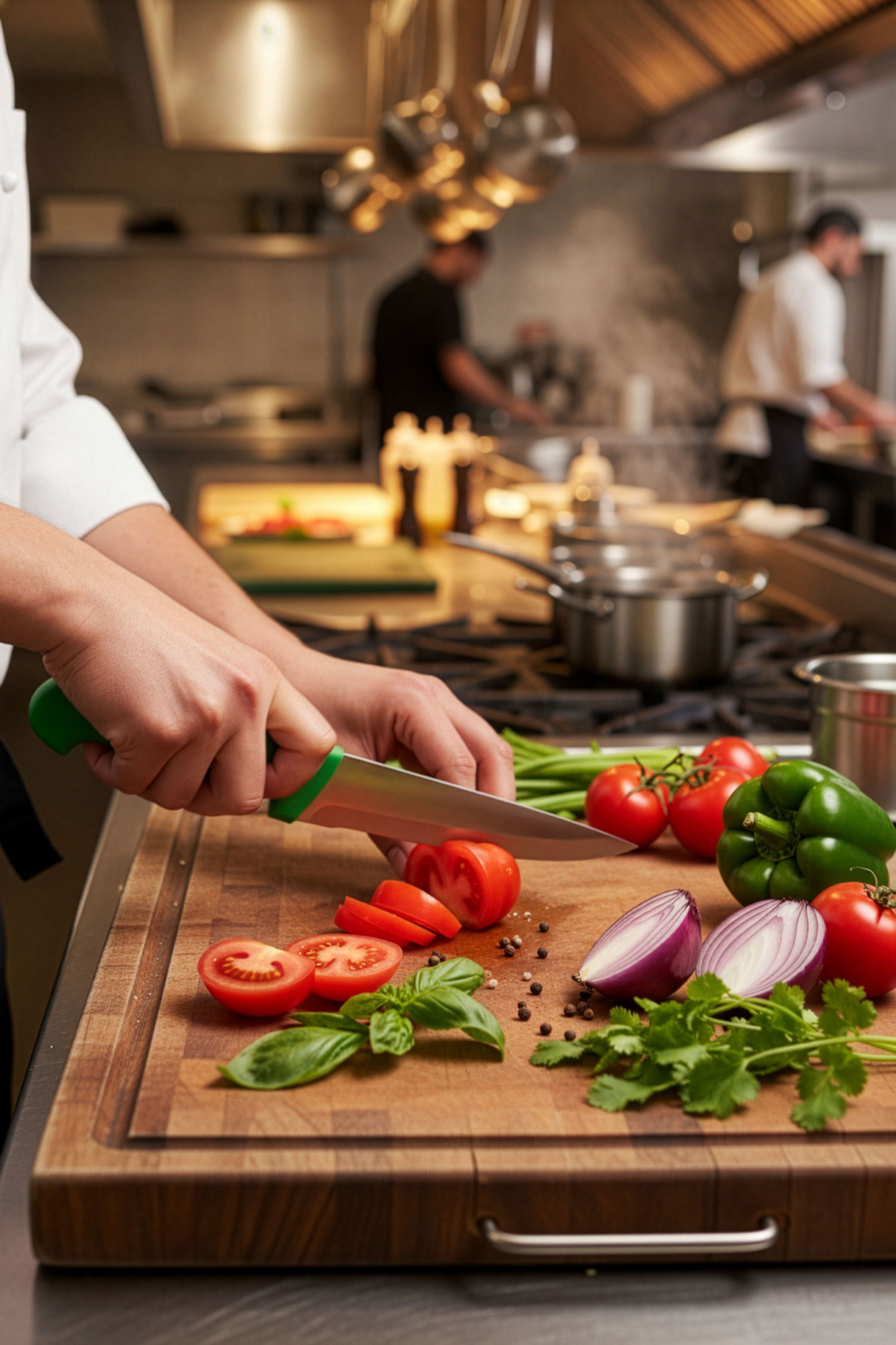 YEŞİL SAPLI KASAP BIÇAĞI