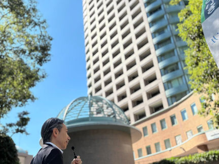 都営バスの充実などご相談への対応と街頭演説