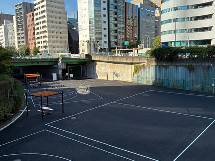 築地川公園多目的広場がリニューアルオープン!