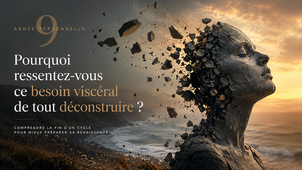 L'Année Personnelle 9 : Pourquoi ressentez-vous ce besoin viscéral de tout déconstruire ?