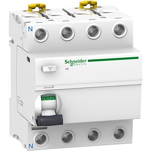 Schneider Electric Acti9, iID interrupteur différentiel 4P 40A 30mA type AC