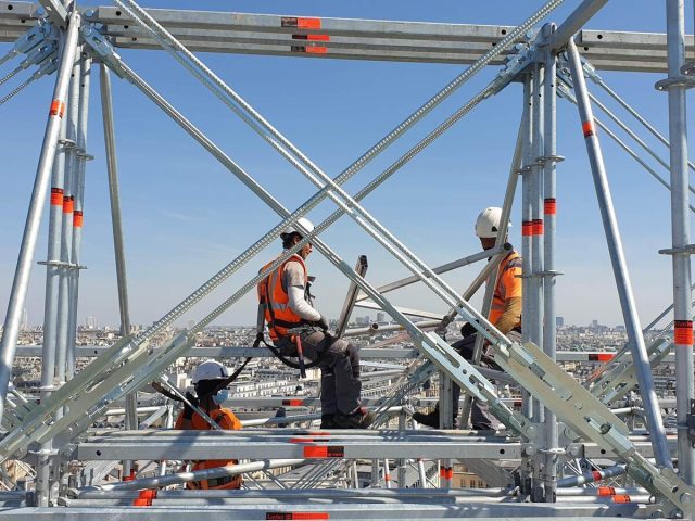 Échaffaudages industriels Layher Bât