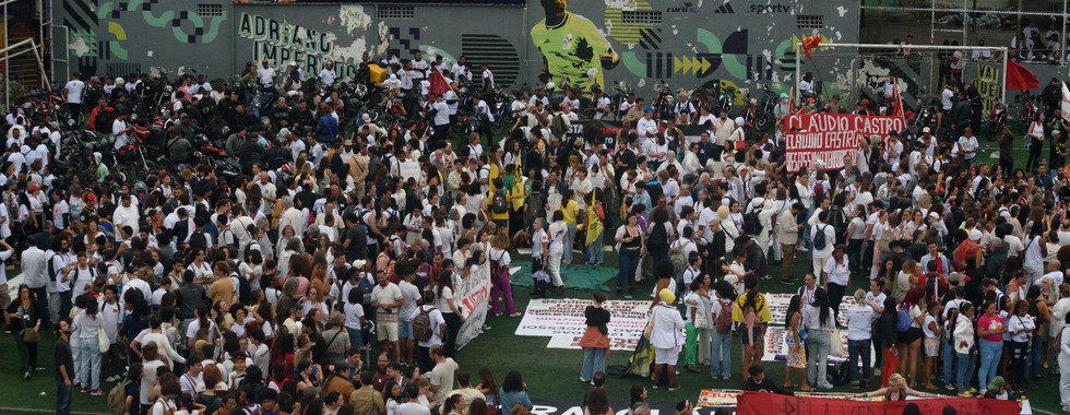 Fotos de Fabio Teixeira, 31 de outubro de 2025, no Rio de Janeiro ato pela paz e fim das operações policiais