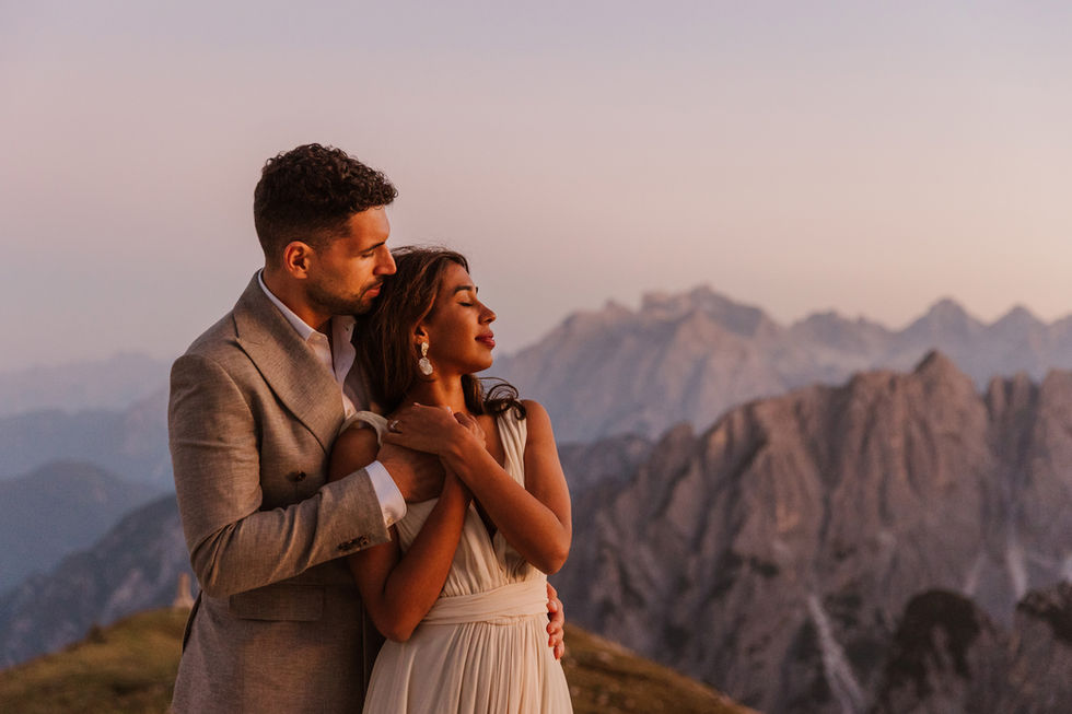 tre cime di lavaredo elopement photography