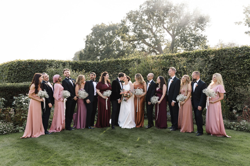 Autumn wedding Butley Priory