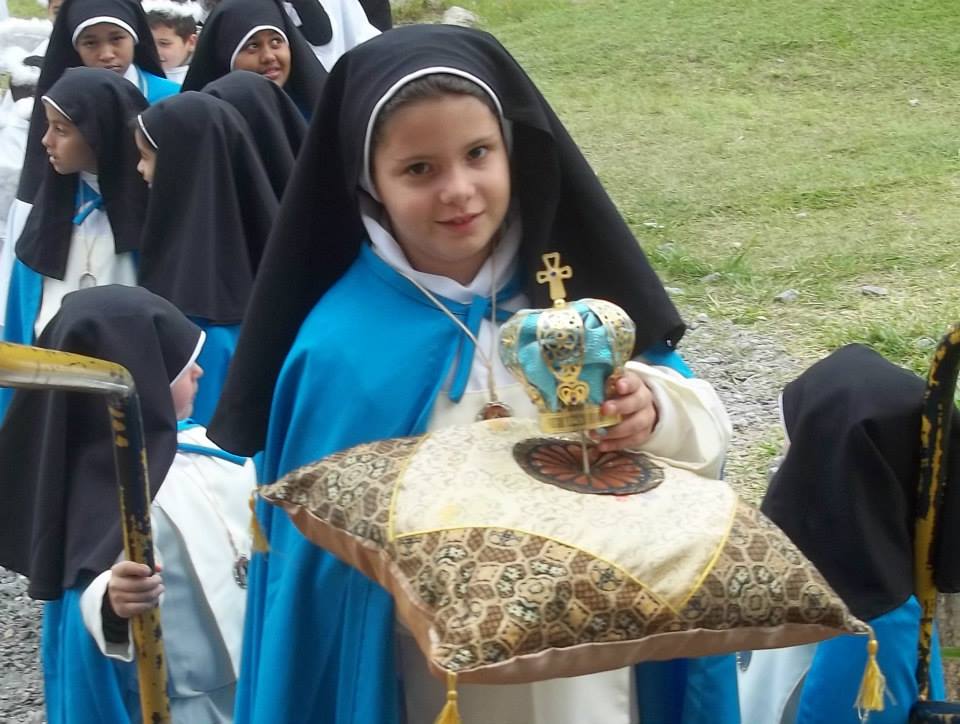 Crianças peregrinas