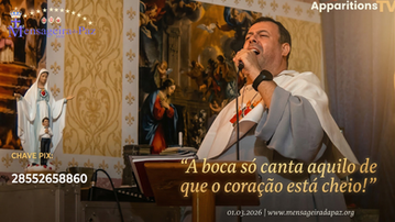 01.03.2026 | "A boca só canta aquilo de que o coração está cheio! "