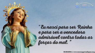 05.08.2024 | "Eu nasci para ser Rainha e para ser a vencedora admirável contra todas as forças do mal. "