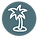 Icono de palma árbol - trullo