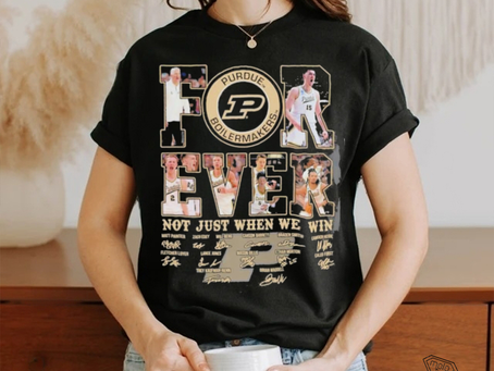 Official forever Not Just When We Win Purdue Boilermakers Signature T Shirt