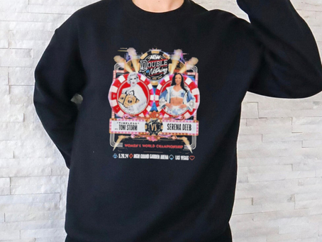 Official aew double or nothing 2024 matchup tonI storm vs serena deeb shirt