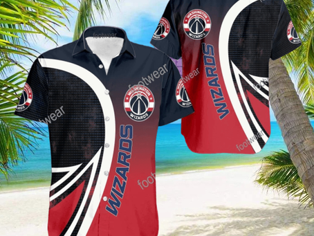 Washington Wizards 3D Hawaiian Shirt For Men Gifts New Trending Shirts Beach Holiday Summer