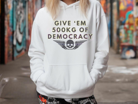 500kg Of Democracy Funny Helldivers 2 shirt