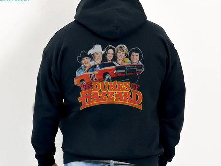 The car and Band Dukes Of Hazzard T Shirt