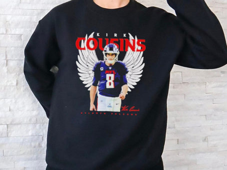Atlanta Falcons Kirk Cousins With Wings Signature Shirt