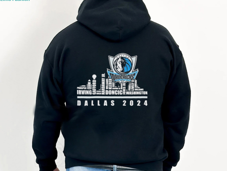 Dallas Mavericks Basketball Team 2024 Player Name Skyline shirt