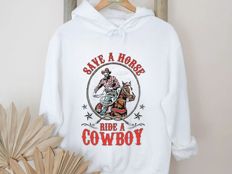 Men’s save a horse ride a cowboy shirt
