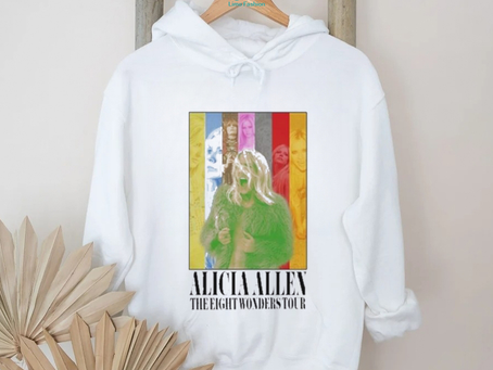 Official #Alicia Allen The Eight Wonders Eras Tour Shirt