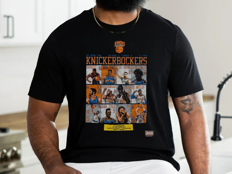 NY Knicks Dream Team Series hand drawn art T Shir