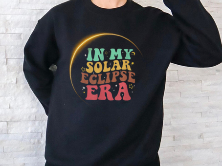 Groovy In My Solar Eclipse Era Total Solar Eclipse 2024 Shirt