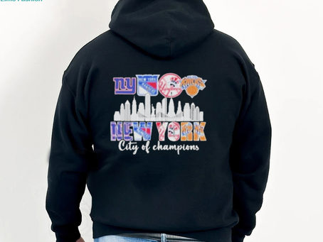 New York Giants New York Rangers Yankees Knicks City Of Champions T shirt