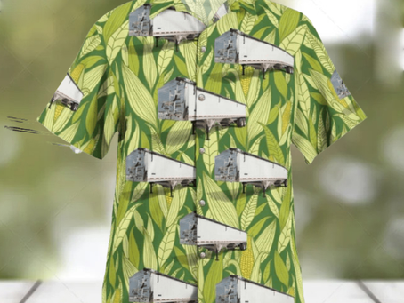 Grain Trailer Hawaiian Shirt Seashell For Summer