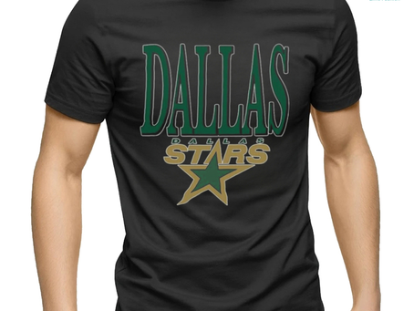 Dallas Stars 90’s Retro Vintage Dallas Hockey Team T Shirt