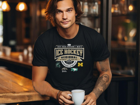 Ncaa Men’s Ice Hockey Regional Maryland Heights Championship 2024 Black Official T Shirt