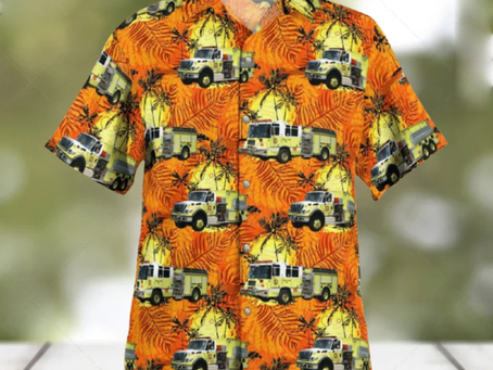 Henrico County Virginia Henrico County Division of Fire Company 15 – Glen Allen Area Station Hawaiian Shirt