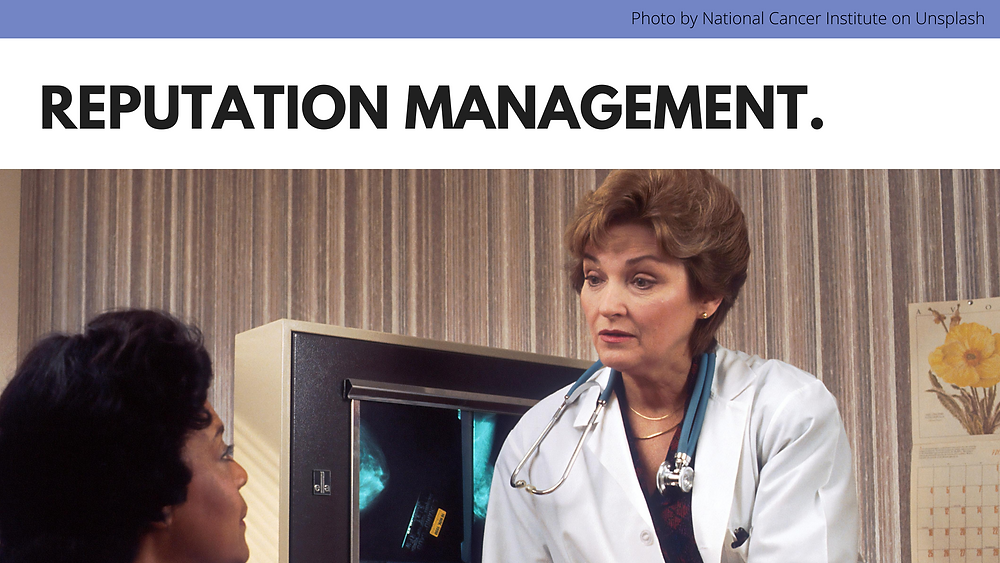 reputation management for dental clinics