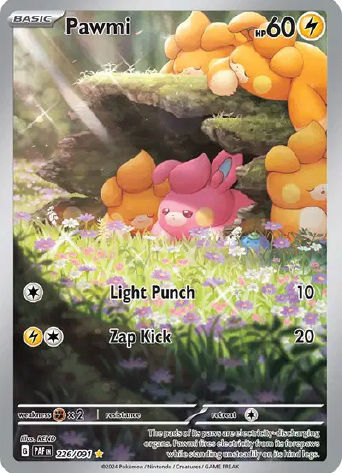 Smoliv Pokemon card: Light Punch, Rap Move